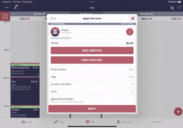 Scheduling New Customers From The Calendar Screen Using BLOCK Scheduling Scheduling new customers from the calendar screen using block scheduling