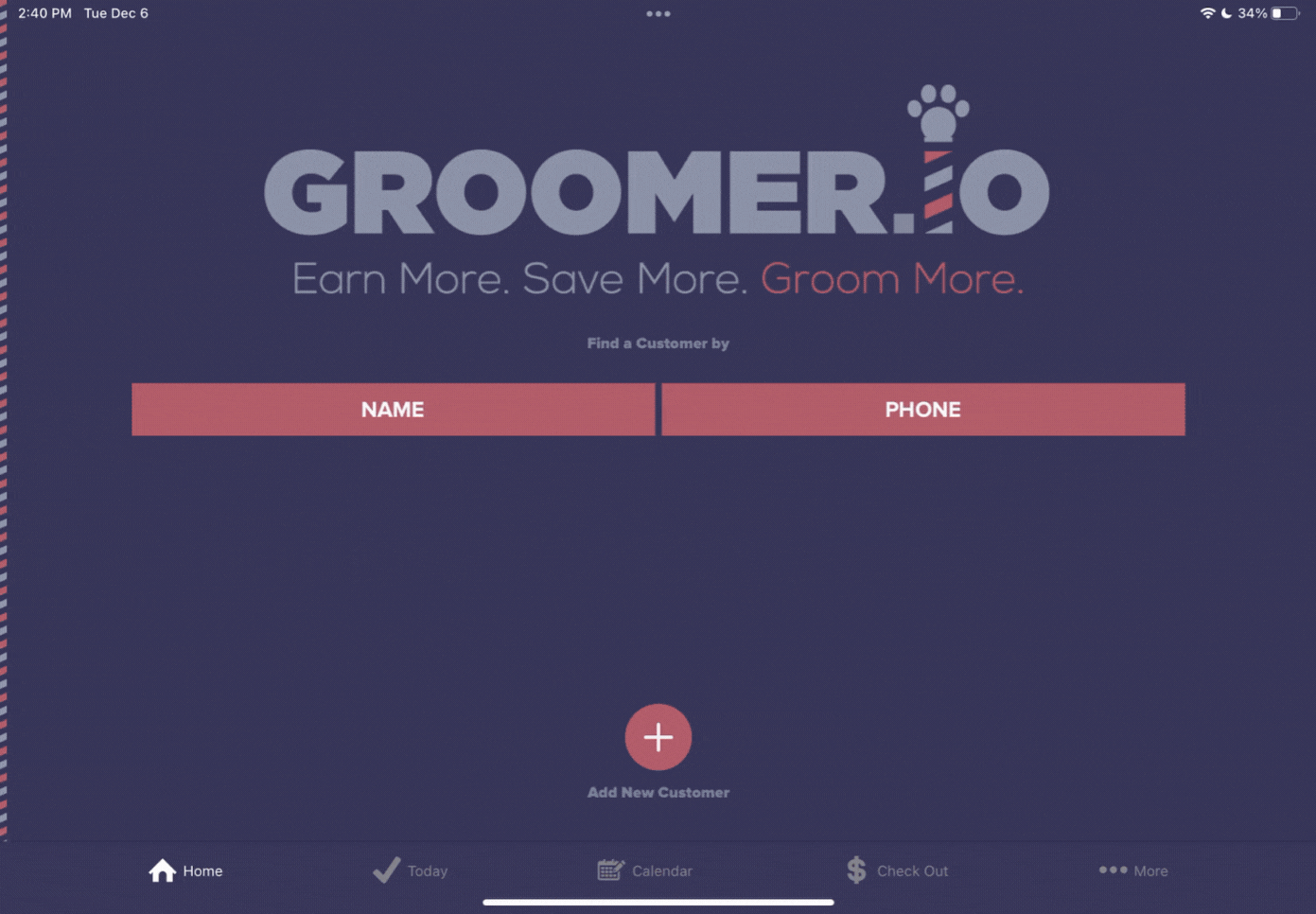 Employe availability on Groomer.io for scheduling